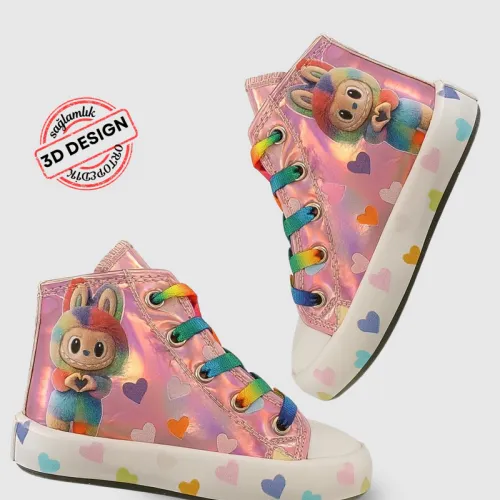Labubu Holographic Girl Sneaker
