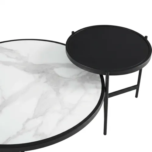 Arthur Set De 2 Tables Basses 90 / 50 Cm