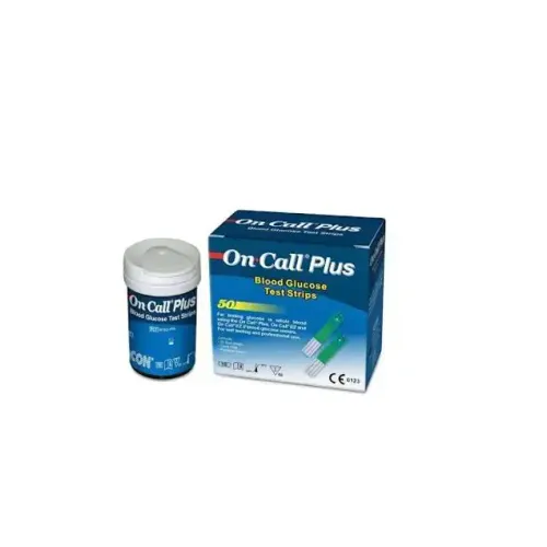 On Call Plus – Bandelettes De Test Glycémie – Boîte De 50