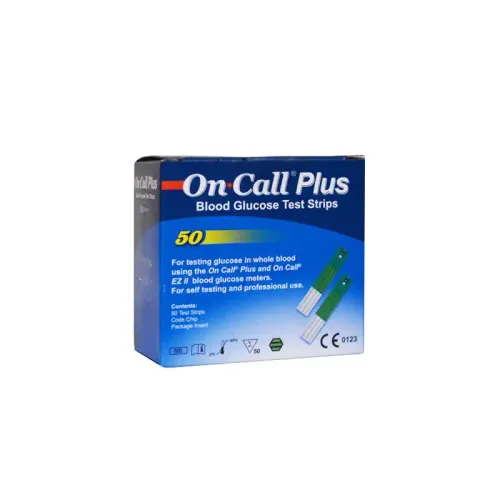On Call Plus – Bandelettes De Test Glycémie – Boîte De 50