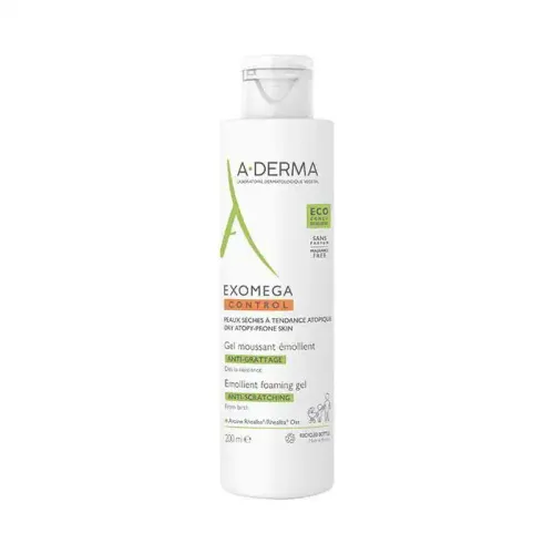 Exomega Control Gel Moussant Émollient Anti-grattage 