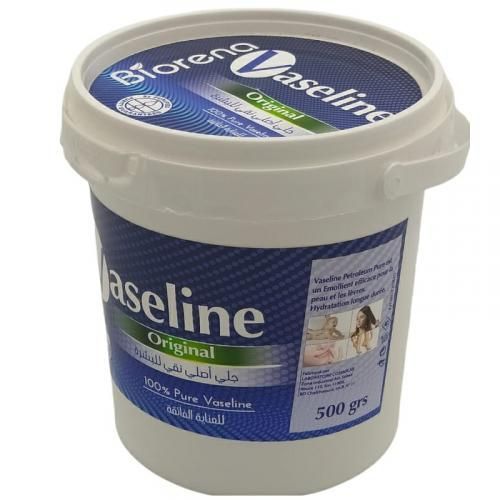 Biorena Vaseline Petroleum Pure, Hydratation Longue Durée 500grs