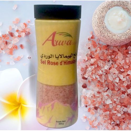 Sel Rose Himalaya Fin 100% Naturel Non Raffine Riche En Mineraux