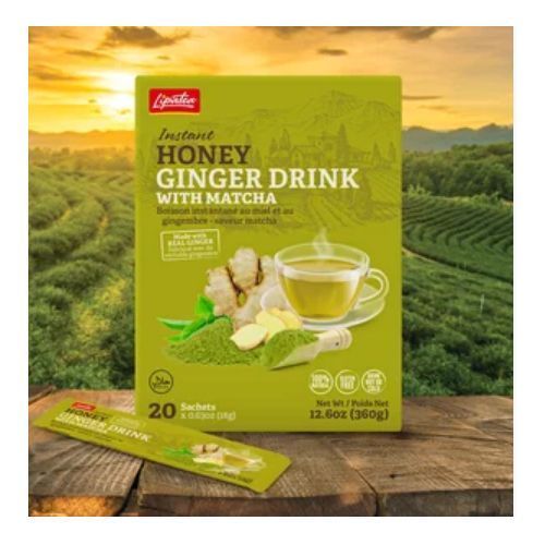 Boisson Instantanée Gingembre-miel-matcha - 20 Sachets 