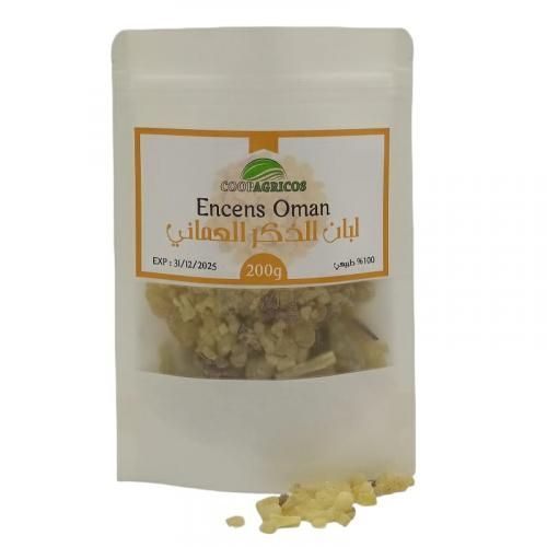 Coopagricos Oliban Omanaise Pure. Louban Comestible Encens Naturel