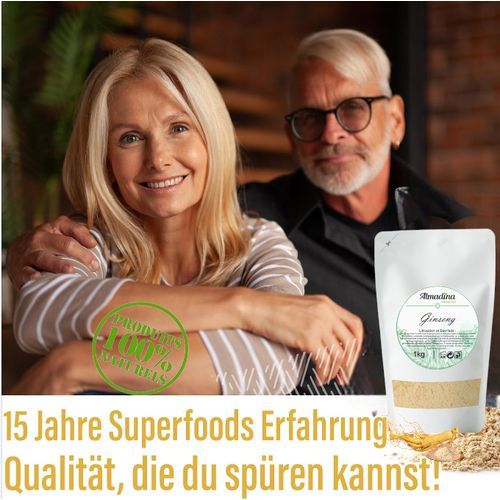 Ginseng Blanc En Poudre - Performance Physique Et Mental