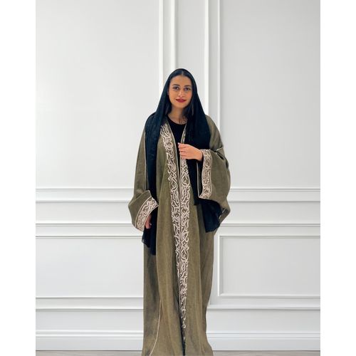 Abaya Femme Élégante Avec Broderie