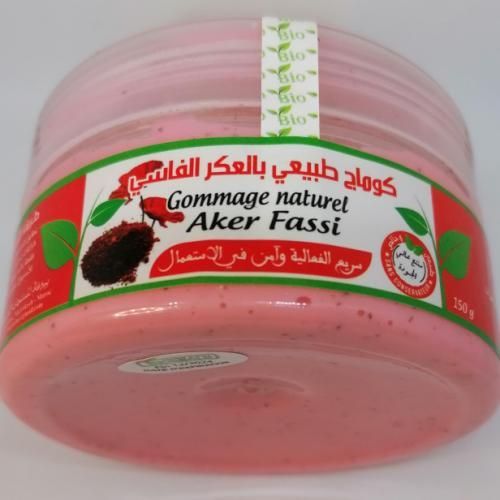 Gommage Aker Fes Pour La Clarté Du Visage, Cou Et Mains/tous Les Types De Peau