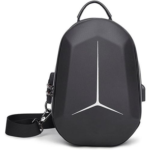 Crossbody, Sac À Bandoulière Étanche + Port Usb - Sac De Poitrine Antivol