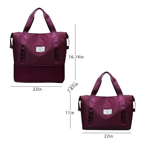 Sac De Rangement Pour Vêtements De Voyage Pliable Et Léger De Grande Capacité