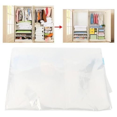 Pack 8 Sac Sous Vide De Stockage Organisateur Pour Vêtements Couette 80 X 60 Cm