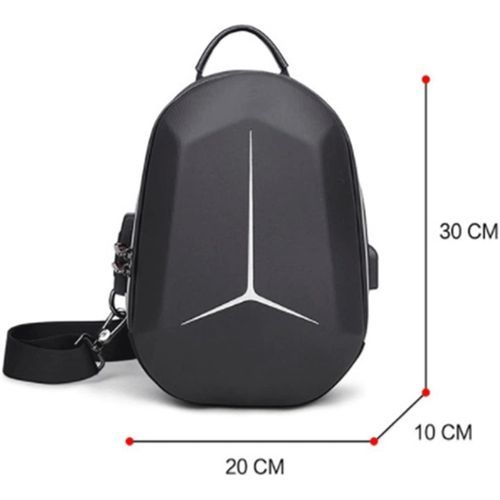 Sac Bandoulière Étanche, Sac Poitrine Antivol Haute Qualité, Crossbody +port Usb