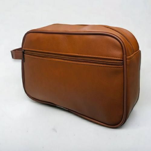 Sac En Cuir, Ensemble Organisateur De Voyage, Petit Sac De Toilette