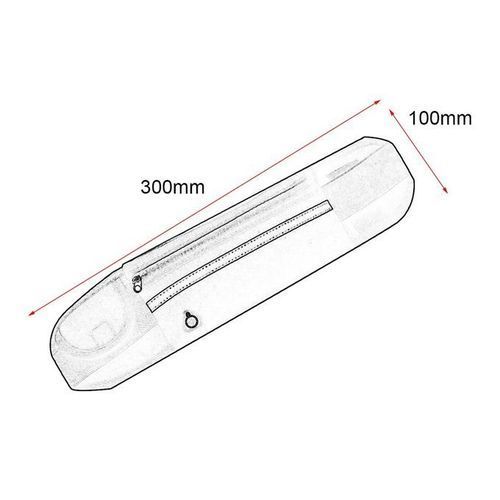 Sac De Taille De Sport Imperméable, Ceinture De Téléphone De Poitrine Décontractée, Sac Banane