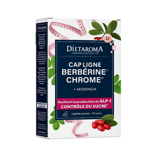 Cap Ligne Berberine Chrome 40 Gelules
