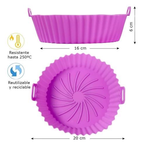 Moule Silicone Air Fryer, Accessoires Pour Friteuse Réutilisable