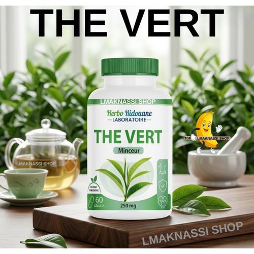 Gélules De Thé Vert 60 Gélules 250 Mg Extrait Naturel.