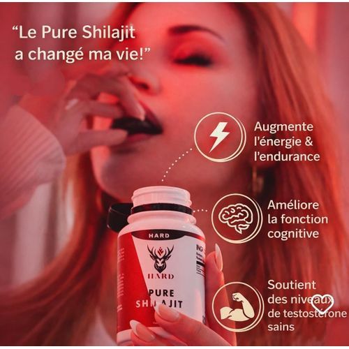 Pack Booster Shilajit & Ashwagandha- Capsules Améliorent La Vitalité, Réduisent L'anxiété