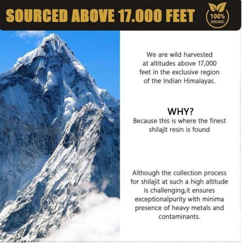 50 Grm Shilajit Pute Himalaya Résine Hautement Concentrée, Énergie Naturelle Et Soutien Immunitaire Pour Hommes