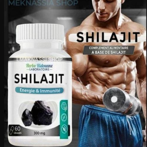 Pack 3×60 Capsules Shilajit Himalaya 300 mg – Extrait Pur À L’Acide Fulvique + Ashwagandha Offert Pour Énergie & Récupération Musculaire