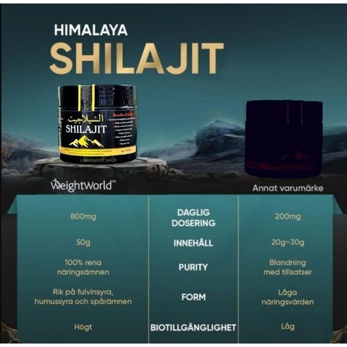 Shilajit Naturel Himalaya 50grm, Shilajit Pur