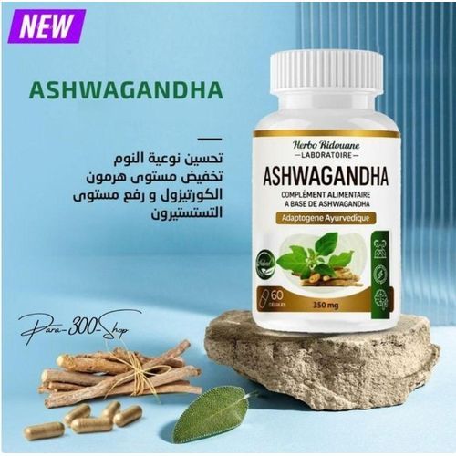 Pack 2 Ashwagandha 350 Mg 60 Gélules – Énergie Et Endurance