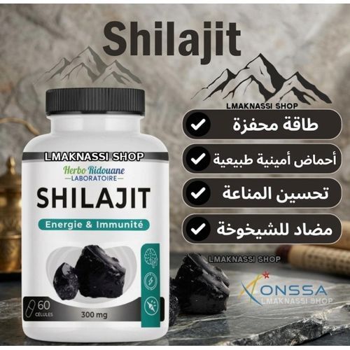 Complément Alimentaire Shilajit 300 Mg 2x60 Gélules À Libération Prolongée – Énergie Et Immunité