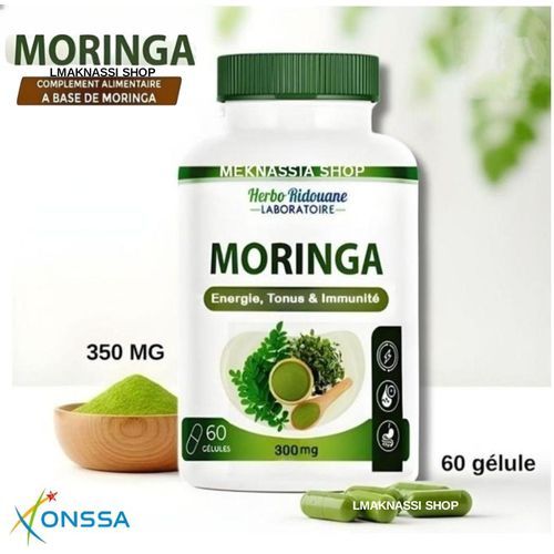 Lot De 3 Moringa 300 Mg 180 Comprimés – Complément Alimentaire Énergie Et Immunité