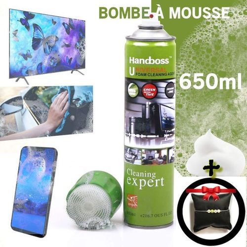 Bouteille De Nettoyage Mousse Universelle  + Bracelet Hope Gratuit