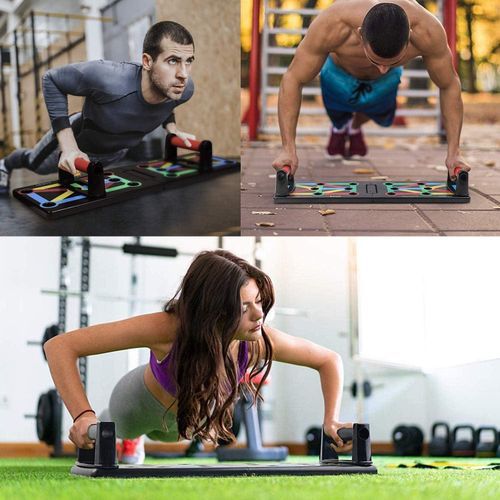 Planche de Pompes Pliable Multifonction – Push Up Board de Musculation pour la Maison 