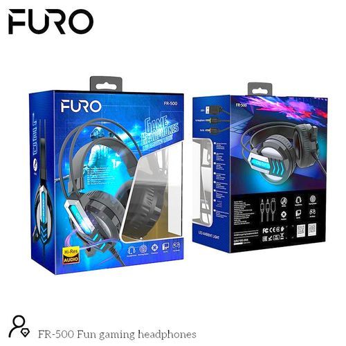 Furo Casque Gamer Super Bass 3.5mm Surround + Cadeau Tapis Wild Wolf