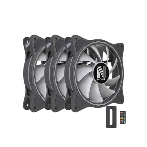 Composants Blazeflow Argb 3 Pack Noir