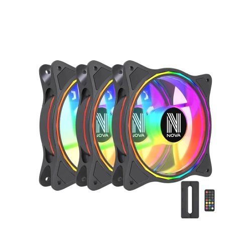 Composants Blazeflow Argb 3 Pack Noir