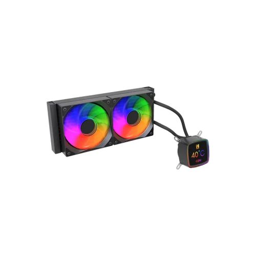 <p>Le <strong>NOVA ARCTIC 240B Noir</strong> offre des performances de refroidissement exceptionnelles grâce à ses <strong>2 ventilateurs 120 mm ARGB</strong>. Conçu en <strong>aluminium</strong>, il assure une dissipation thermique efficace et silencieuse avec un <strong>niveau sonore maximal de 21 dB</strong>. Compatible <strong>Intel full platform</strong> et <strong>AMD full platform</strong>, ce <strong>watercooler</strong> allie fiabilité et esthétisme avec son <strong>rétro-éclairage ARGB</strong>.</p>