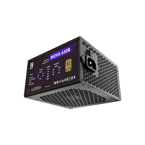 <p>La <strong>NOVA 650W BRONZE 80+</strong> est une <strong>Alimentation</strong> puissante avec une <strong>puissance de 650 W</strong>, une <strong>certification 80 PLUS BRONZE</strong> et une compatibilité étendue (<strong>100-240Vac</strong>, <strong>10-5A</strong>, <strong>50-60Hz</strong>). Ce <strong>PSU</strong> fiable est parfait pour tout <strong>setup gamer</strong>.</p>