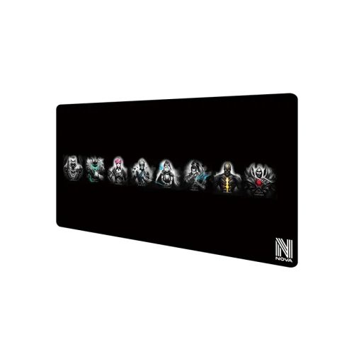 <p>Exprimez votre passion pour LoL avec le <strong>TAPIS DE SOURIS NOVA LEAGUE OF LEGENDS CHAMPIONS XL</strong>. Grâce à ses <strong>dimensions 800 × 400 × 4 mm</strong>, il offre un espace généreux pour tous vos mouvements. Sa <strong>matière en polyester fiber surface + rubber bottom</strong> garantit une glisse fluide et une stabilité parfaite. Ce <strong>Tapis de Souris Gamer</strong> allie performance et design pour des sessions de jeu immersives.</p>