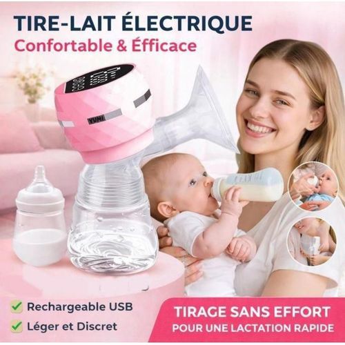 Tire-lait Électrique Portable & Ultra-discret – Le Confort Absolu Pour Maman