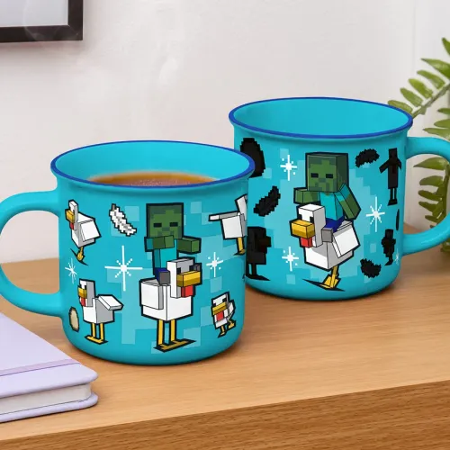 Mug Thermoréactif Minecraft - Poule Chevauchée 350ml