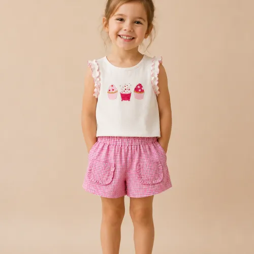 Ensemble Fille Gourmand & Tendance – Douceur Estivale