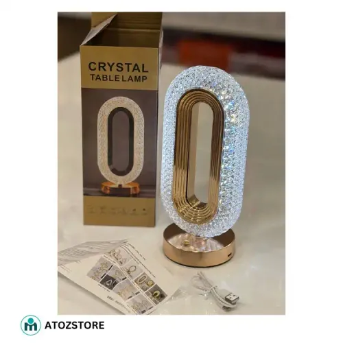 Lampe De Table Led Cristal Moderne – Lumière Ambiance Premium, Couleur Aléatoir
