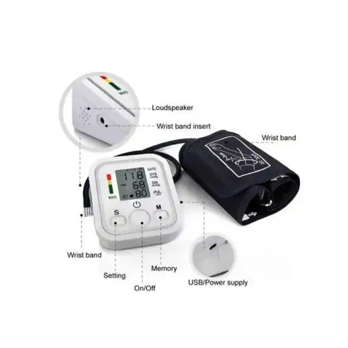Tensiomètre Poignet Intelligent Rechargeable, Affichage Clair, Mesure Rapide