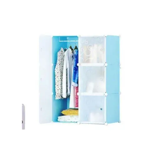 Armoire Penderie De Rangement De Vos Vêtements Et Sacs Avec Portes, Cube Armoire Polyvalente Grande Taille, Couleur Aléatoir