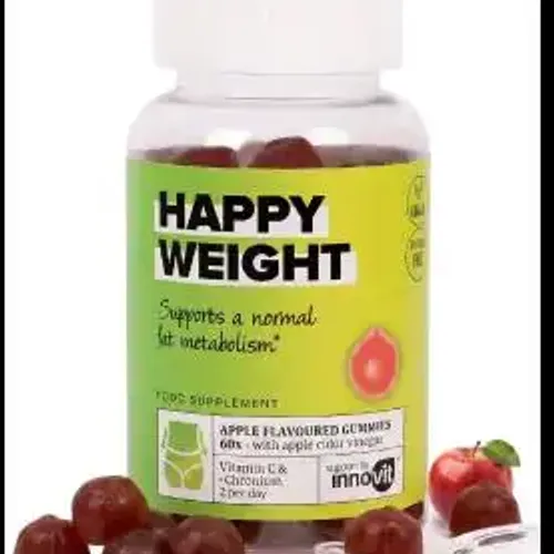 Happy Weight Cidre De Pomme – 60 Gummies (30 Servings)