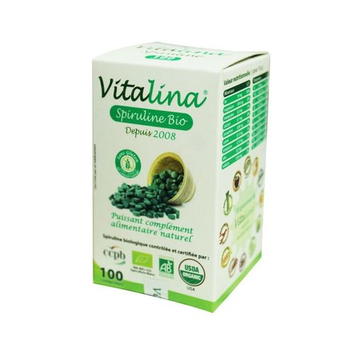Spiruline Bio Sans Gluten Fl 200 Cpr