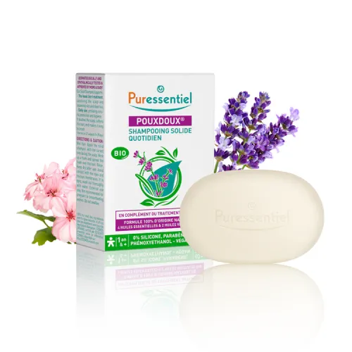 Anti Poux Shampooing Solide Pouxdoux Bio 60 G 3481