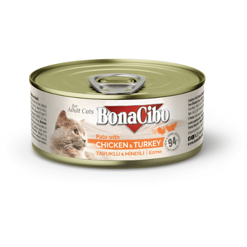 Pâté Premium Pour Chat Adulte Au Poulet Et À La Dinde