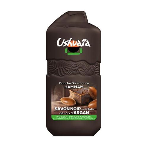 Gel Douche Gommante Hammam Savon Noir Et Éclats D'argan