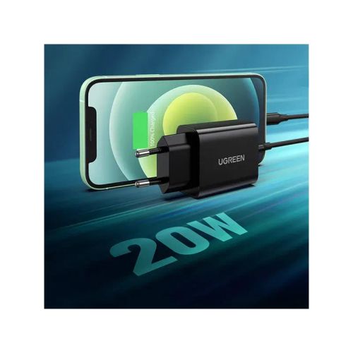 Chargeur Type C 20w Noir (10191)