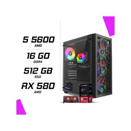 Pc Gamer Amd Ryzen 5 5600 Rx 580 8gb