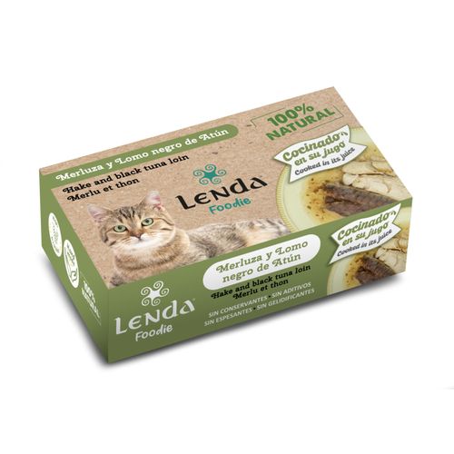 Filets De Merlu Et Thon Riche En Jus – Aliment Humide Complémentaire-chat 120g
